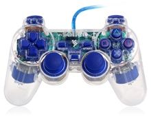 USB2.0 Game Controller com tampa transparente (azul)